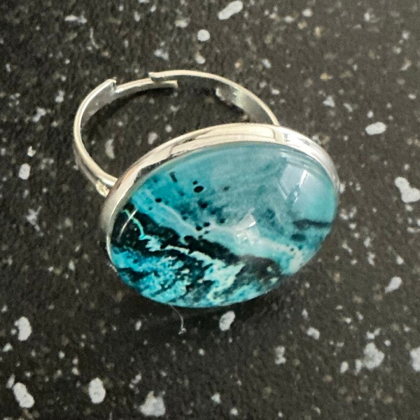 Ring met druppel 3