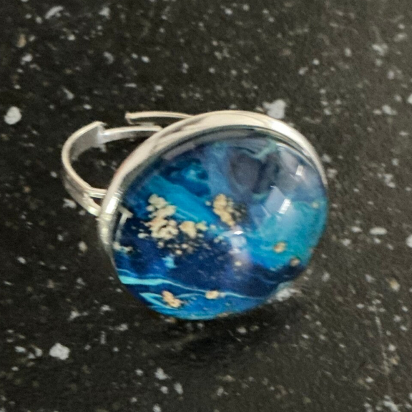 Ring met druppel 4