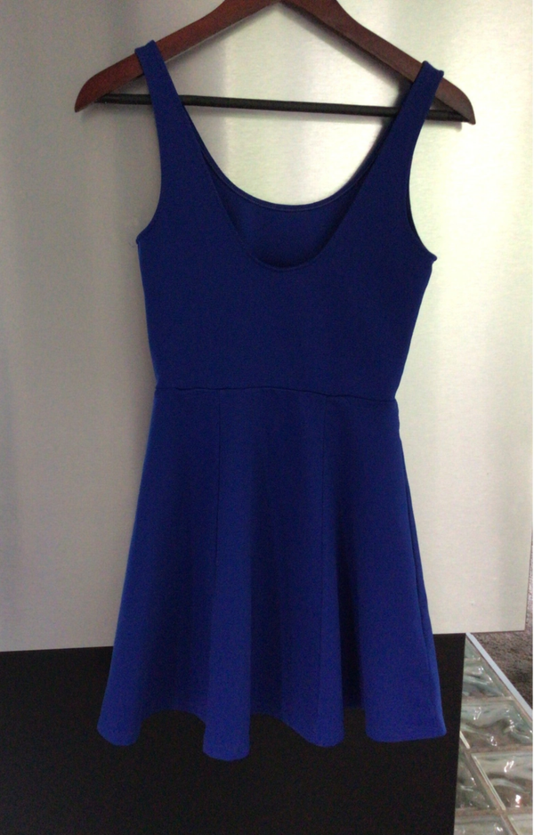 Jurk tuniek kobaltblauw