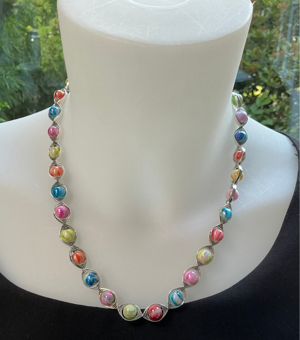 Ketting gekleurd oogje