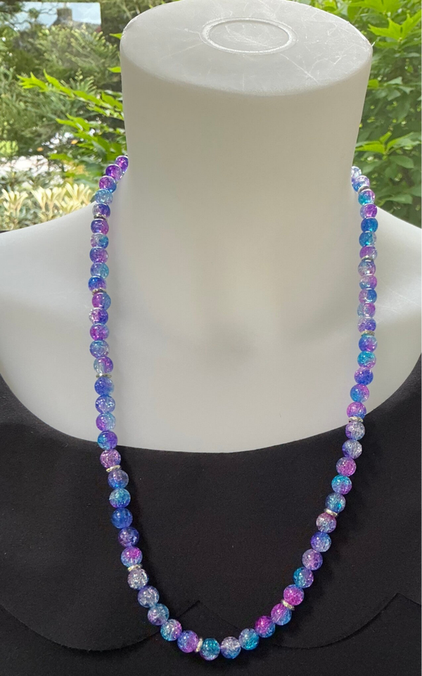 Ketting doorzichtige kralen
