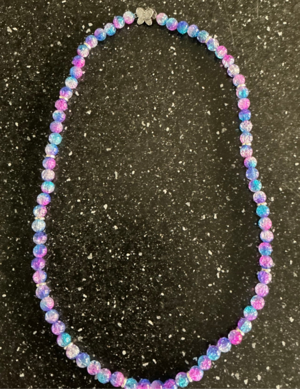 Ketting doorzichtige kralen