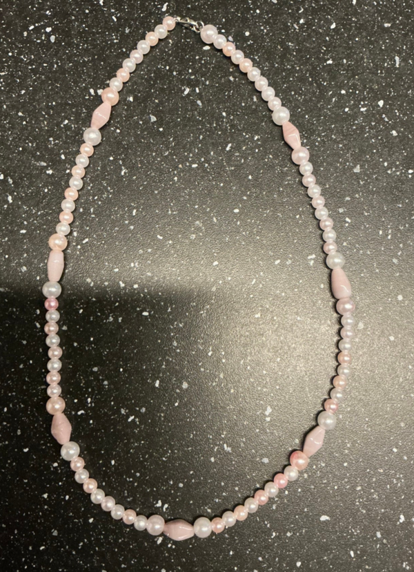 Ketting parelmoerkralen