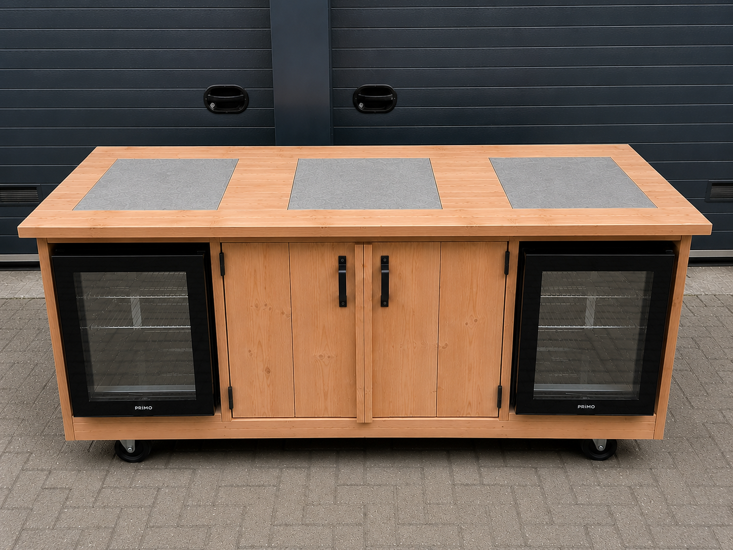 Douglas buitenkeuken Deluxe met 2 koelkast 200CM