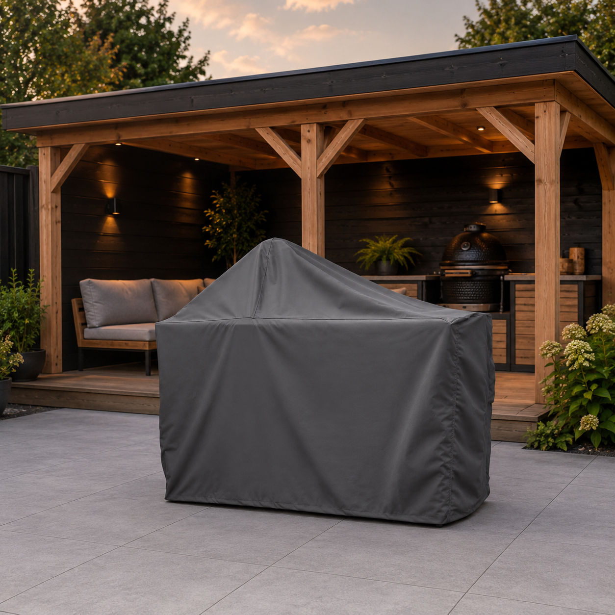 Afdekhoes BBQ Tafel 150CM Antraciet