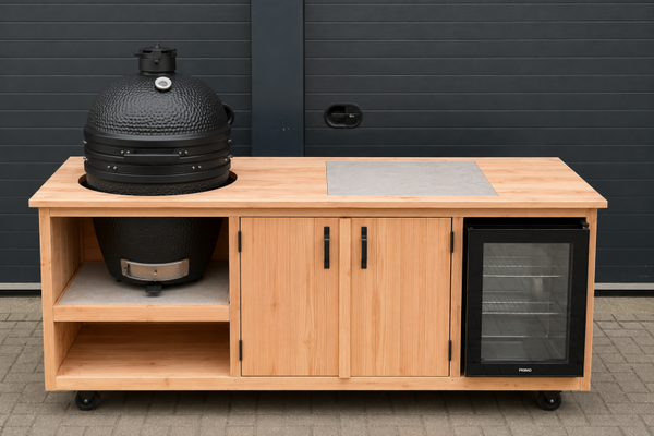 Nova Douglas buitenkeuken Deluxe met koelkast 200CM