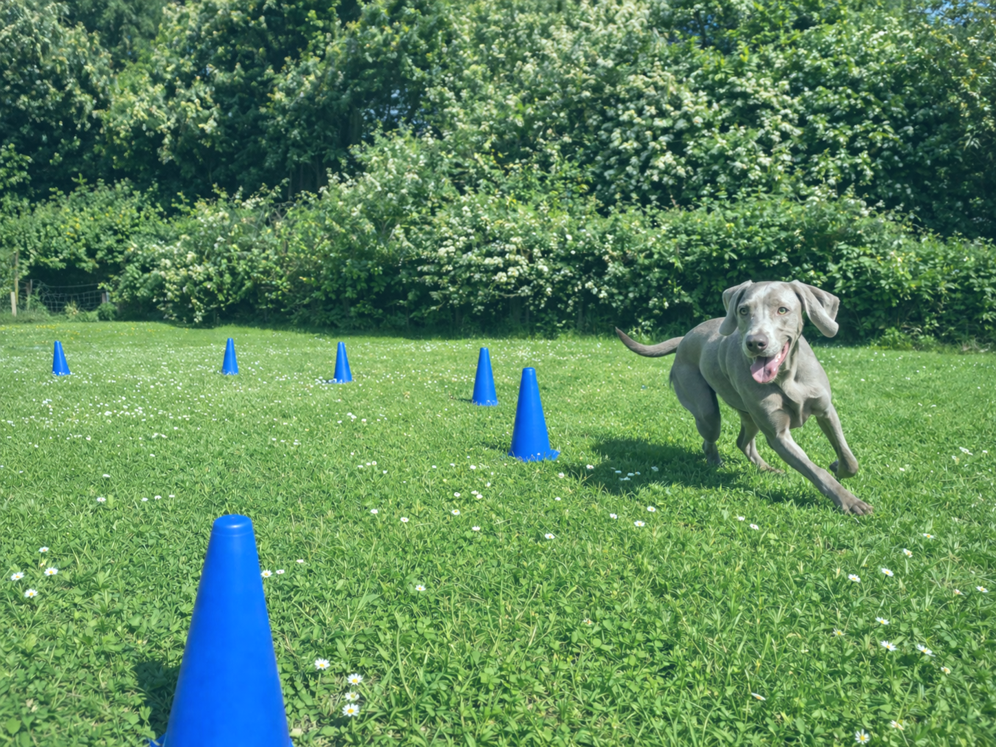 Longieren Hund Kreis laufen Auslastung