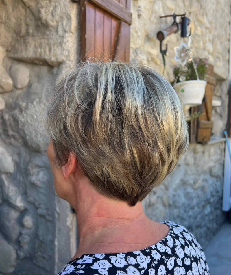 Mèches blonde fines