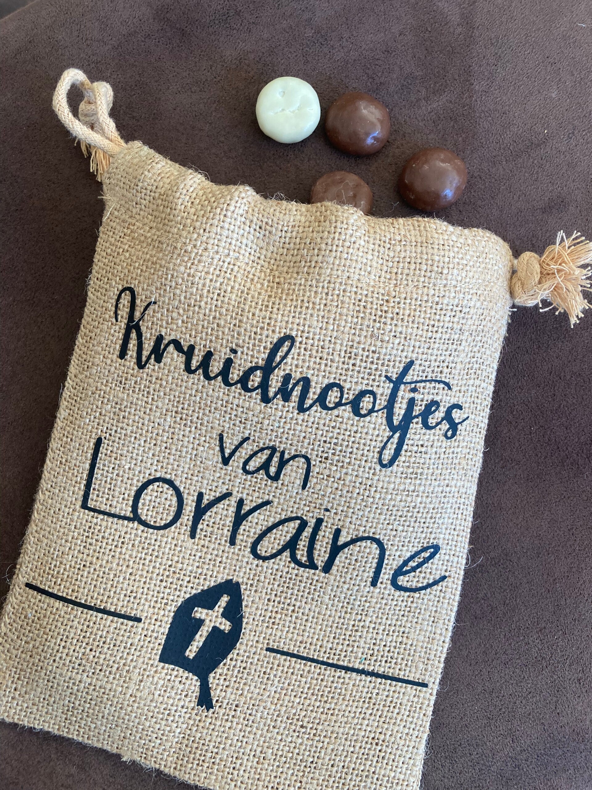 Gepersonaliseerd kruidnoten zakje