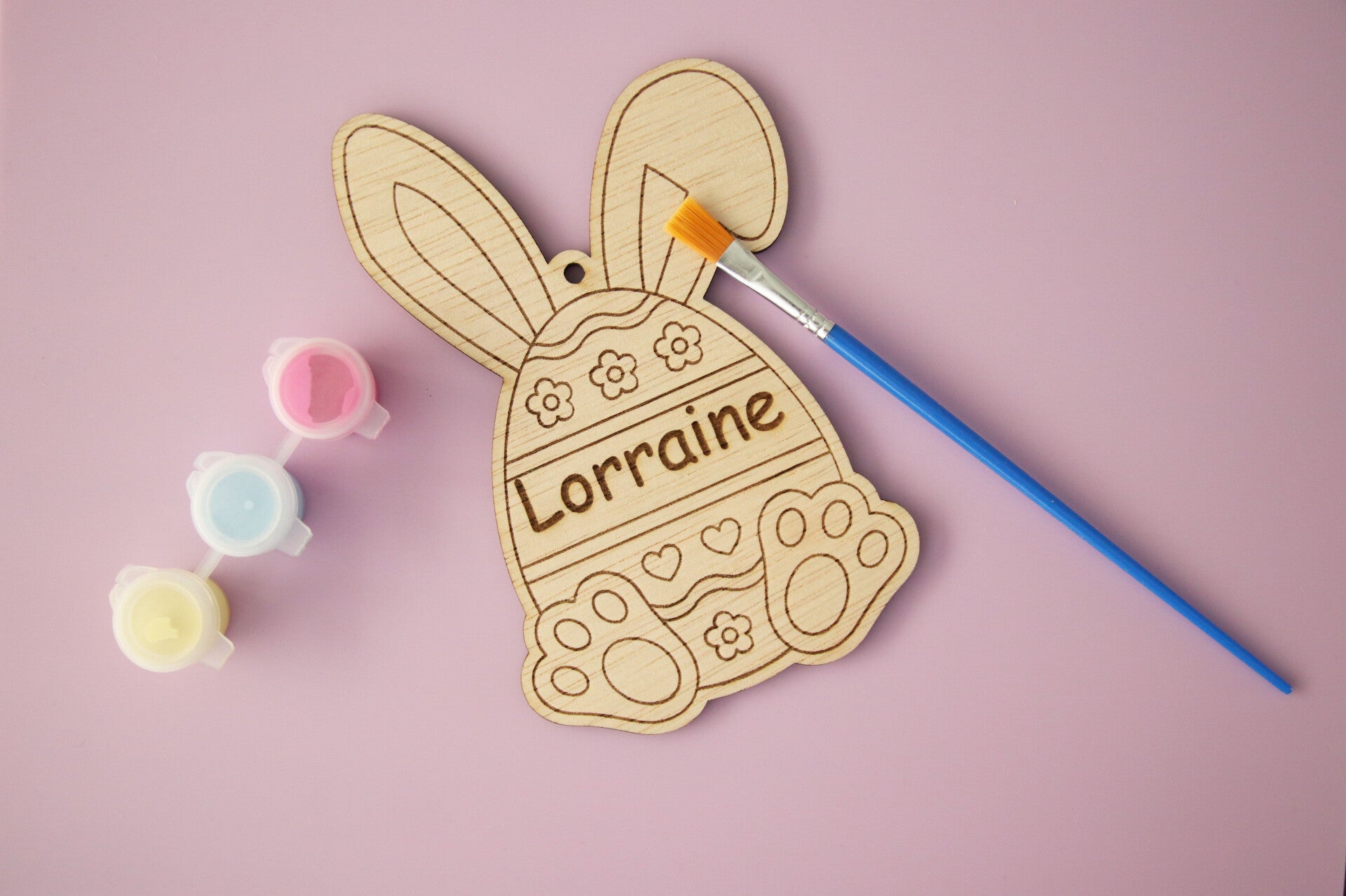 Paashanger gepersonaliseerd.