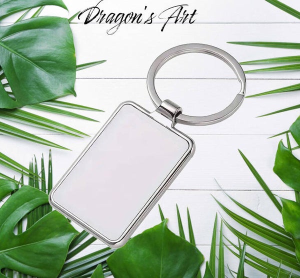 Porte clés Rectangulaire en Métal