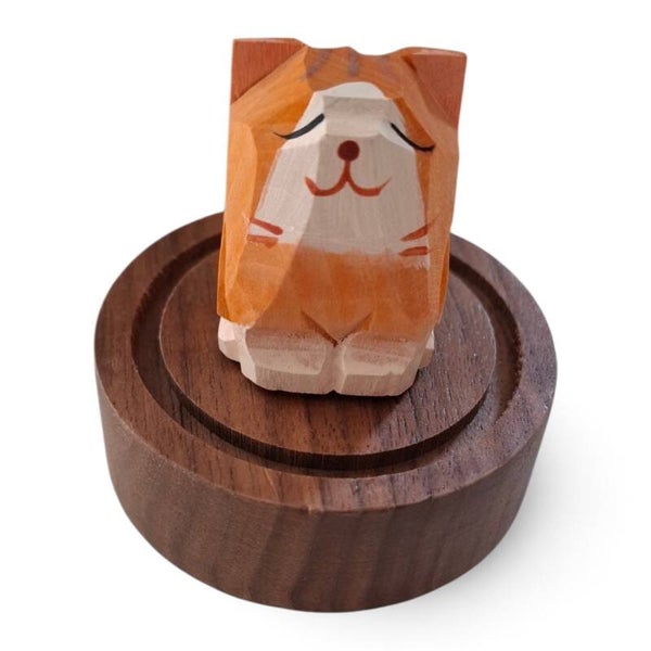 Air freshner houten kat