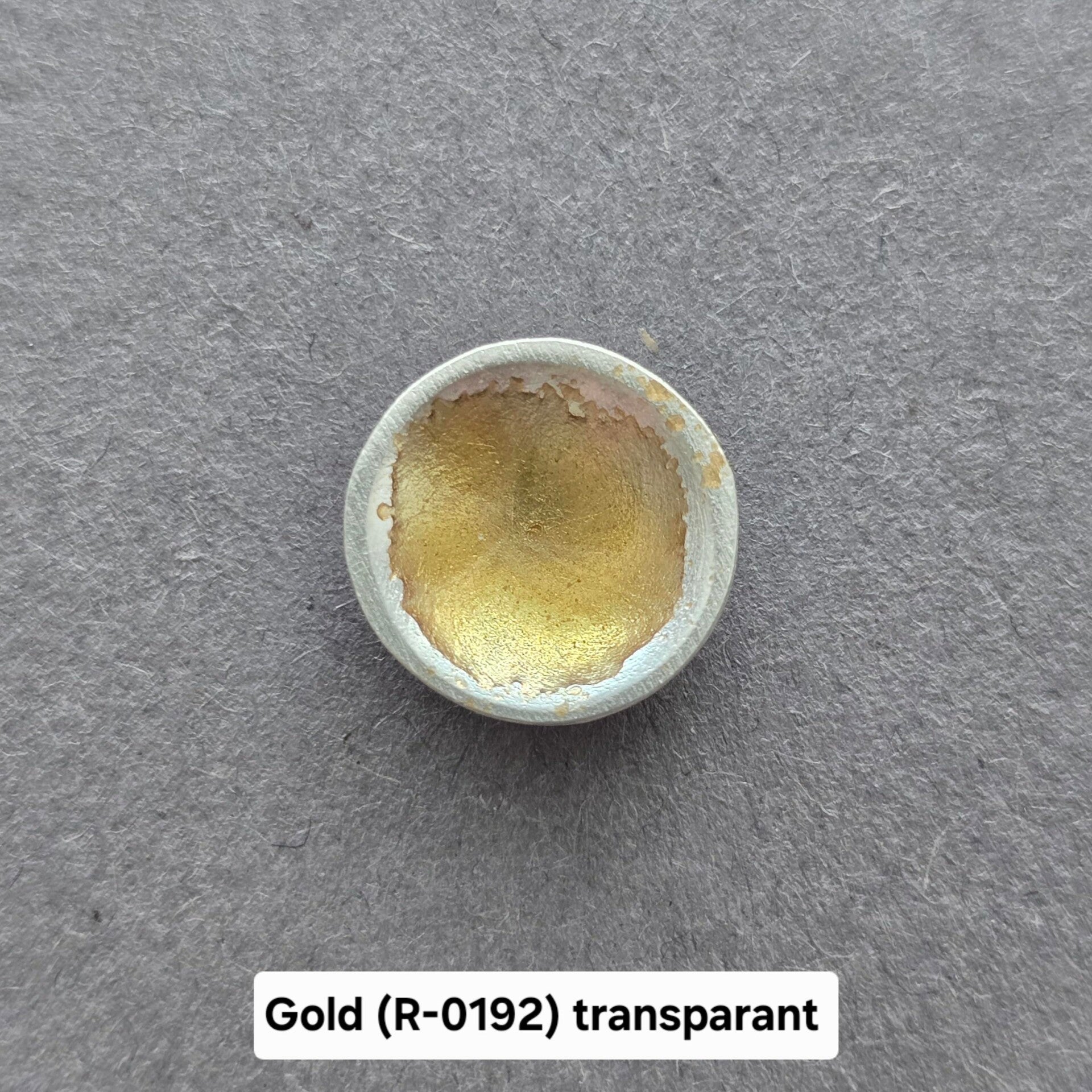 Emaille Gold transparant (JE-R-0192)