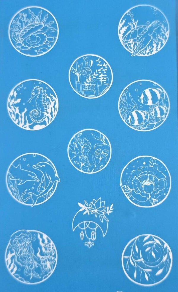 Zeefdruk sealife (Z00107.35Z)