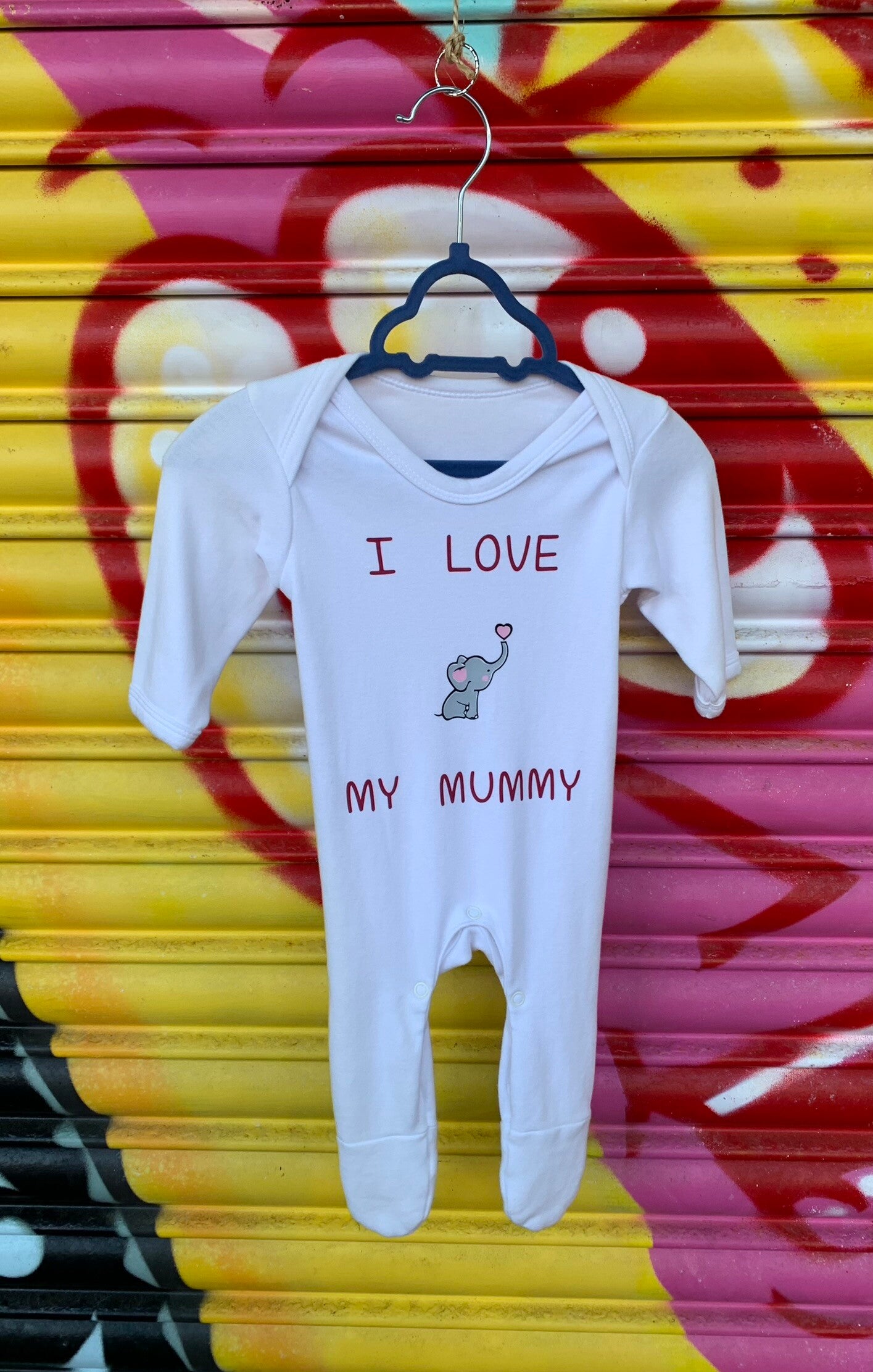 I love my mummy baby sleep suit  from sign'd by judy