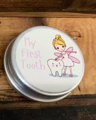 My first tooth tin from sign'd by judy 