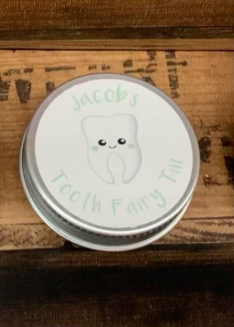 Tooth fairy tin from sign'd by judy