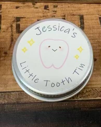 Little tooth tin from sign'd by judy