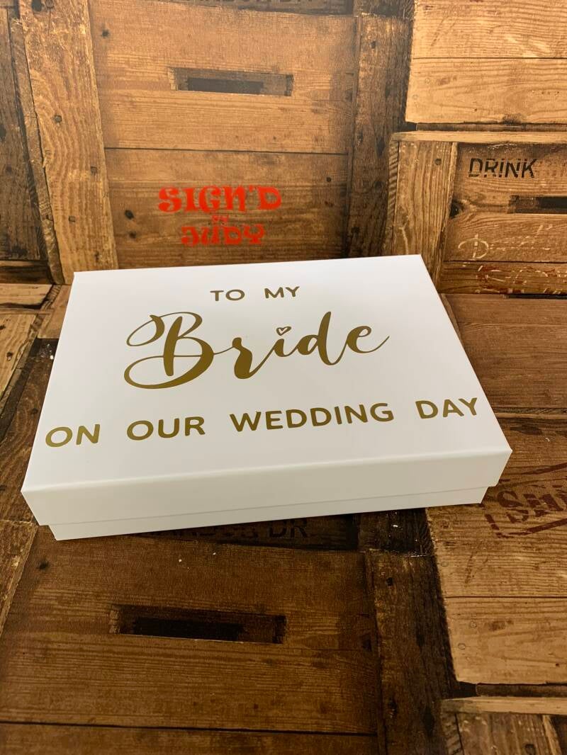 to my bride box from signd by judy in felixstowe