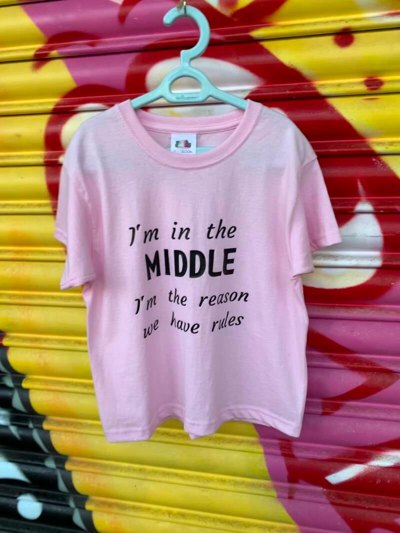 I'm in the middle im the reason we have rules t shirt from sign'd by judy