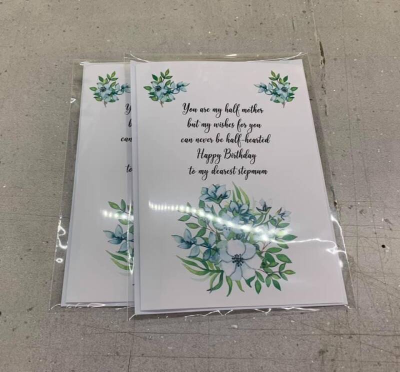 half mum step mum card from sign'd by judy in felixstowe