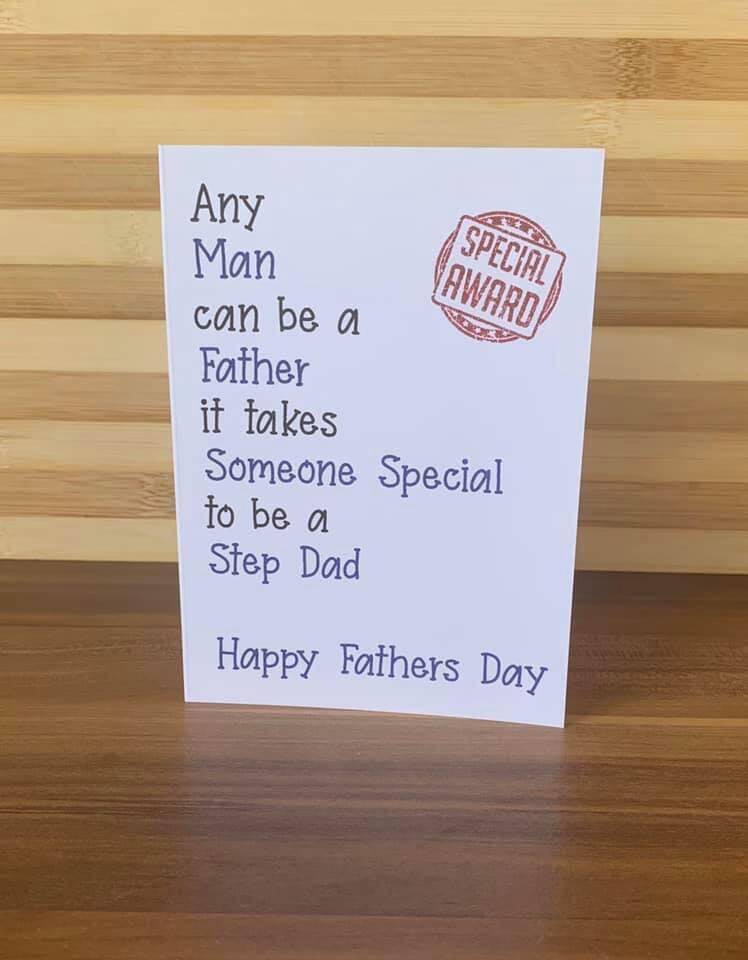 anyman can be a father card from sign'd by judy in felixstowe