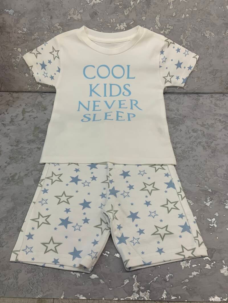 Blue stars pyjamas set from signd by judy in felixstowe