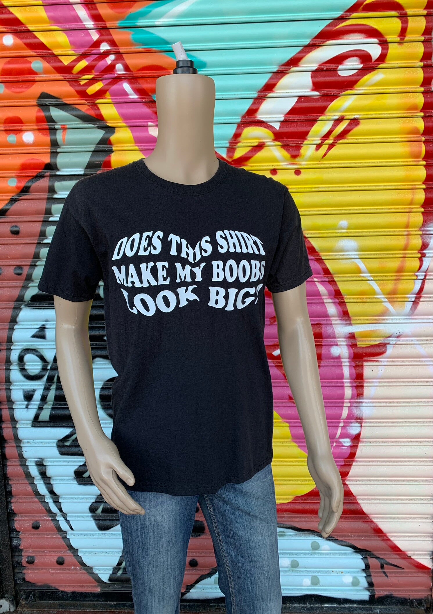 does this shirt make my boobs look big t shirt from sign'd by judy