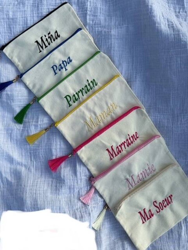 Pochettes colorées