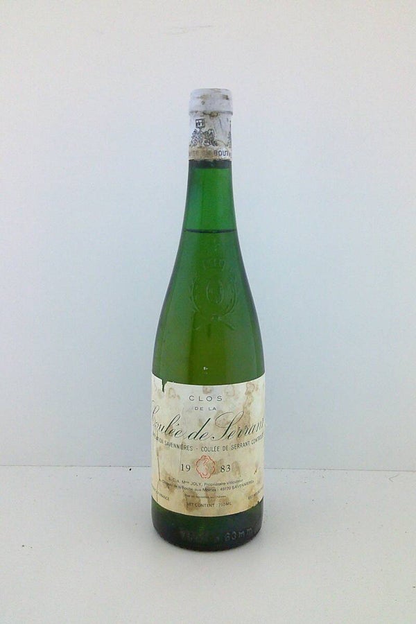 1983, Clos de la Coulée de Serrant Monopole, Mme A. Joly, Loire