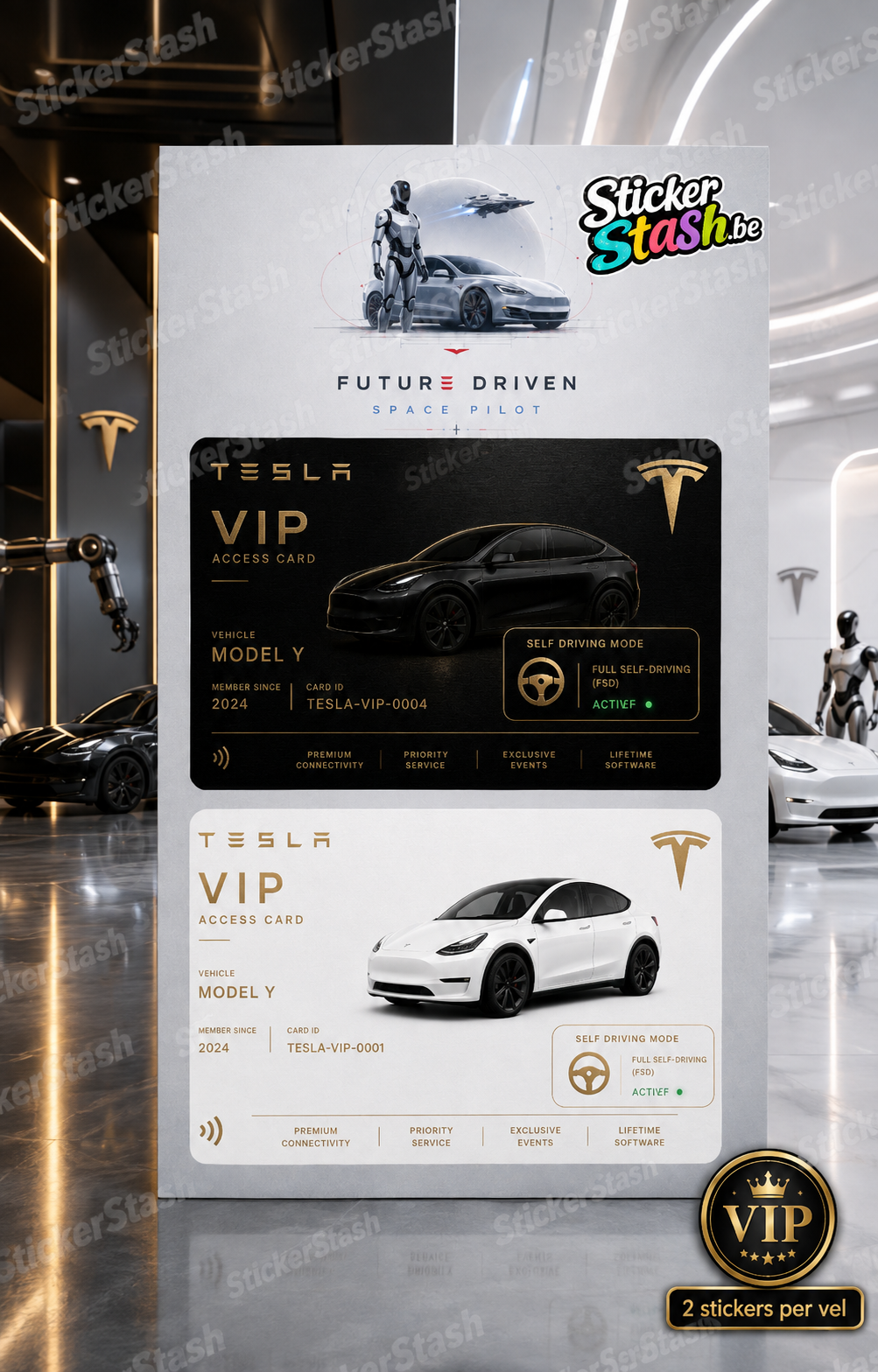 Tesla Y Key-Card