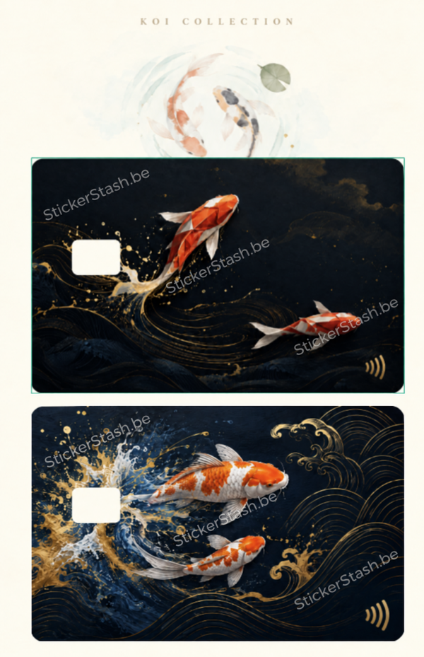 Koi Fish - Met chip