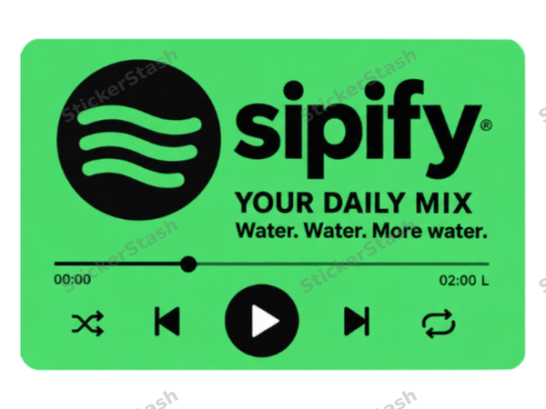 Sipify – Your Daily Mix: Water. Water. More water