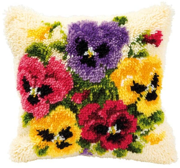 Vervaco Knoopkussen Kleurige Bloemen