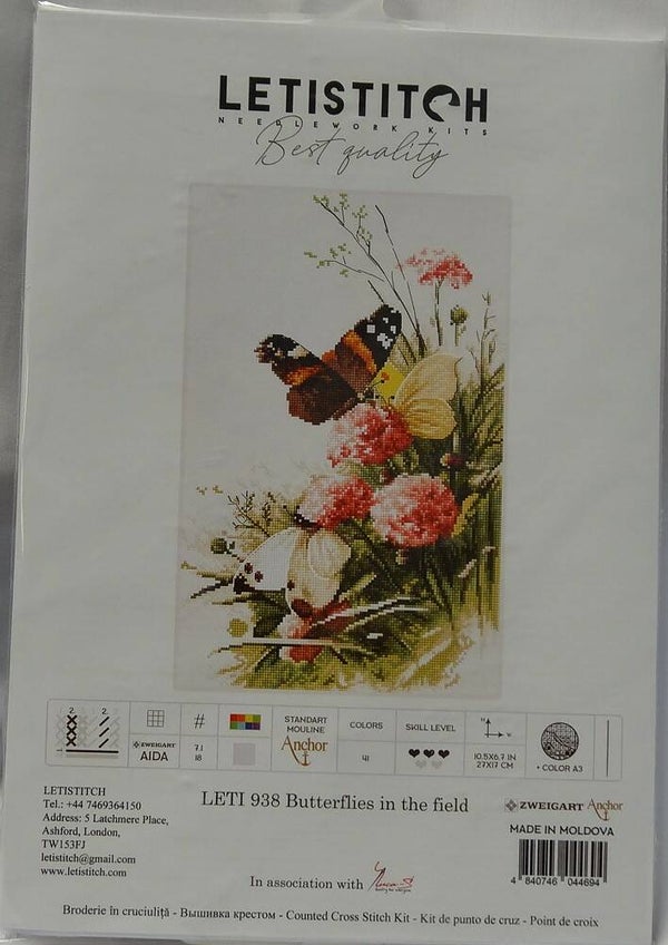 Letistitch Butterflies in the field