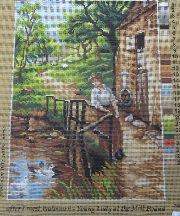 Young lady at the mill