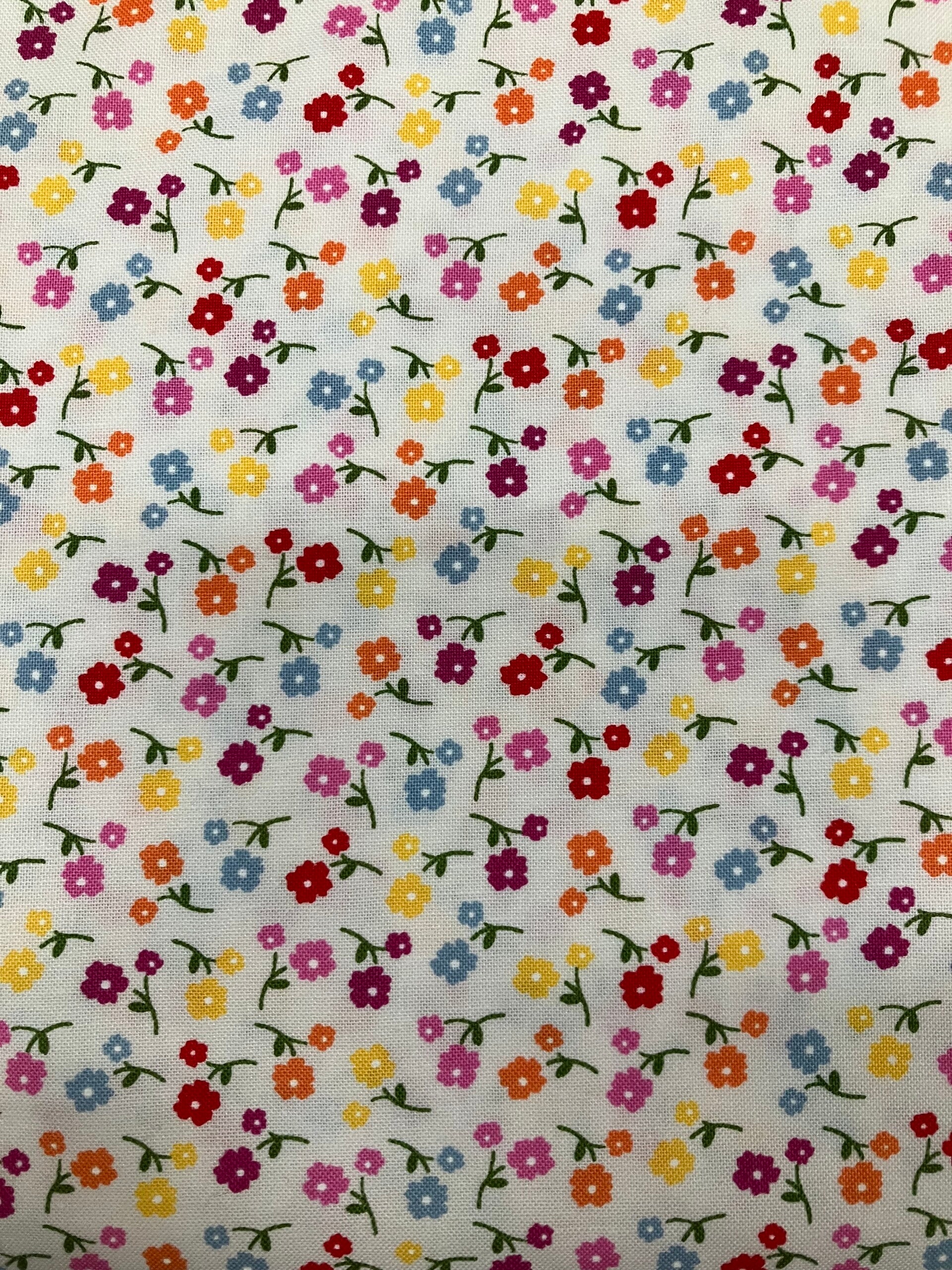 folklore stof klein bloemetje 448