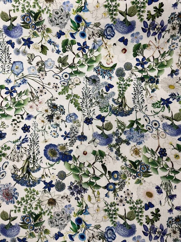 Spakenburgse klederdracht  blauwe bloem 869