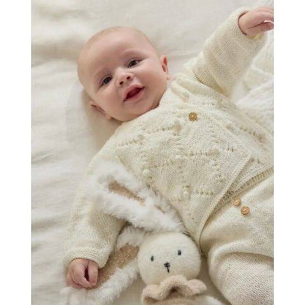 Phildar baby vestje breien en haken van Phil Lambswool maat 3 t/m 6 maanden