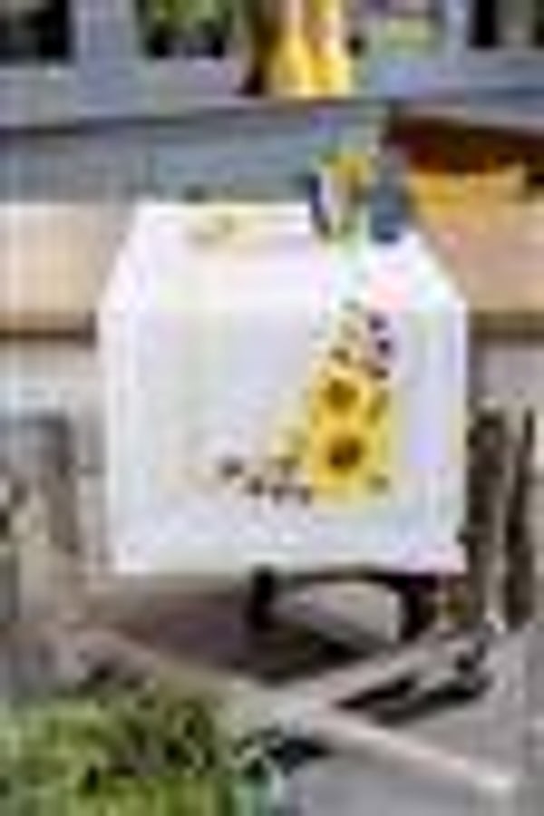 Vervaco bedrukt tafelkleed of loper zonnebloemen 40x100 cm