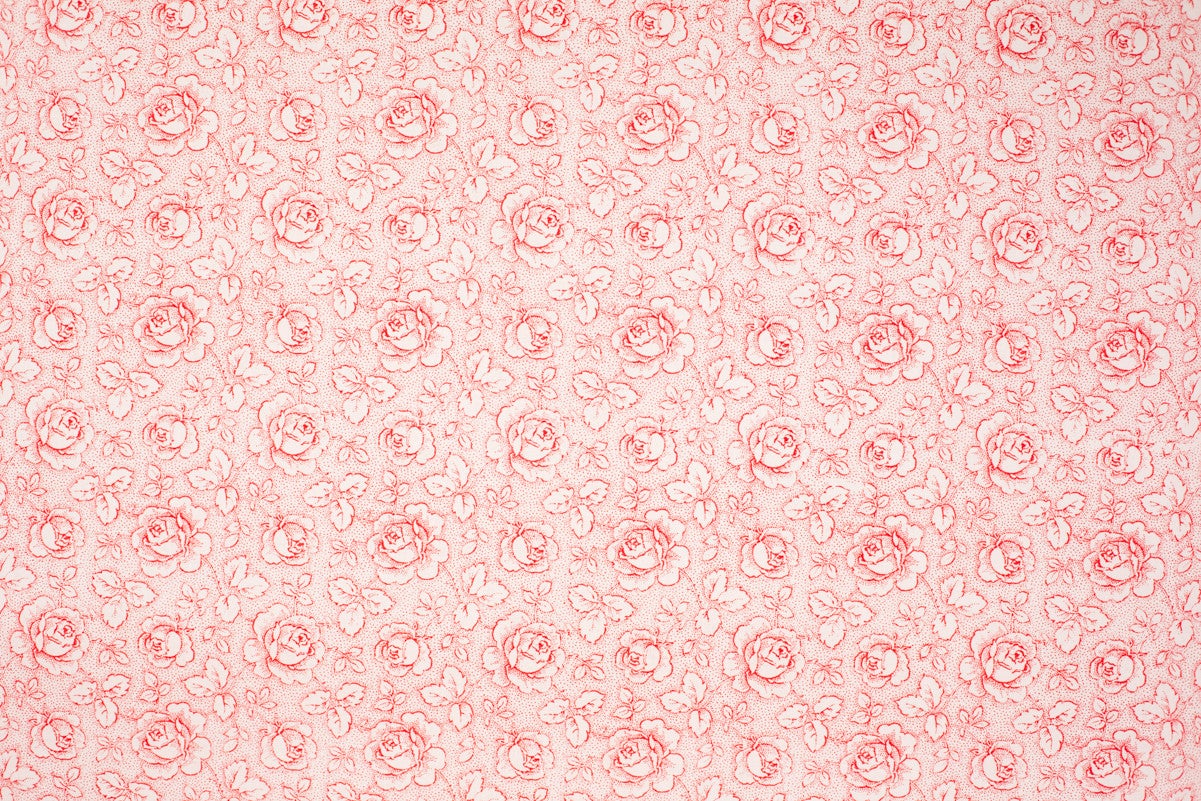 Folklore stoffen bloem motief - 405