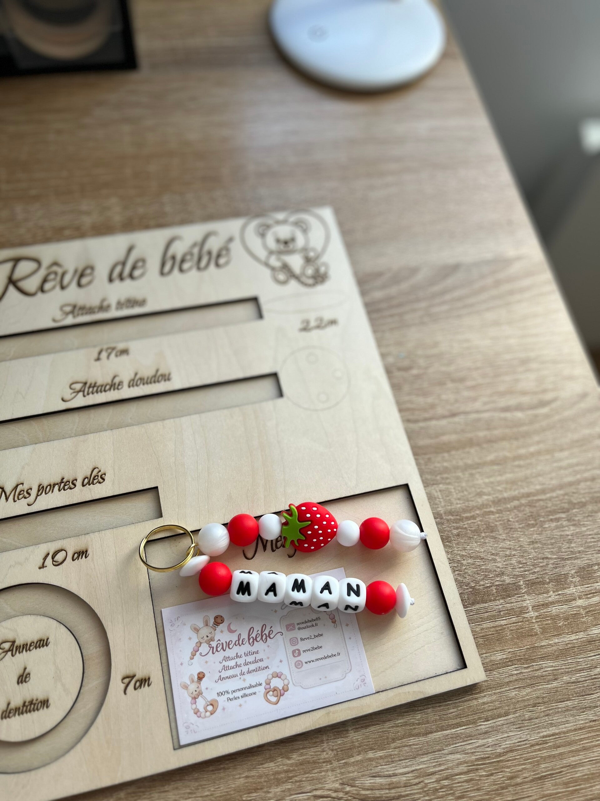 Porte-clés double