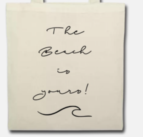 Canvas tas - The beach is yours