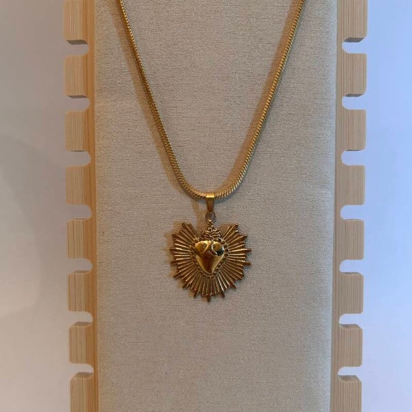 Open heart ketting
