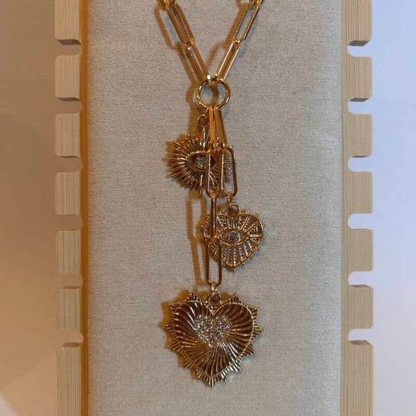Eye hearts ketting