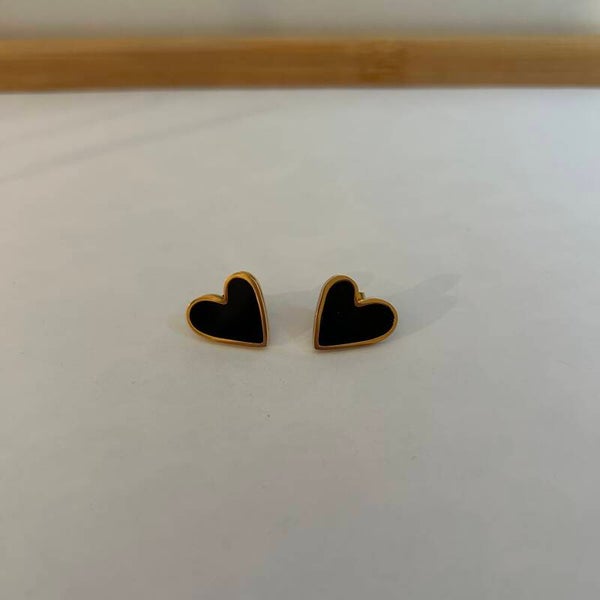 Premium heart oorbel