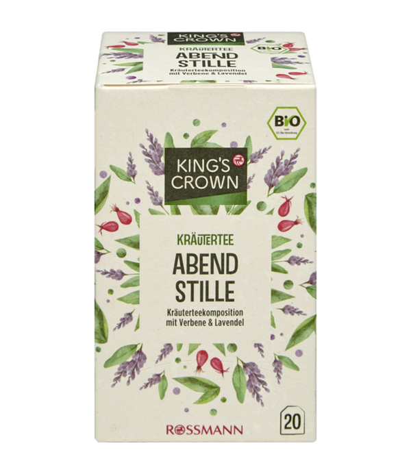 KING'S CROWN Bio Kruidenthee Avondrust 40g