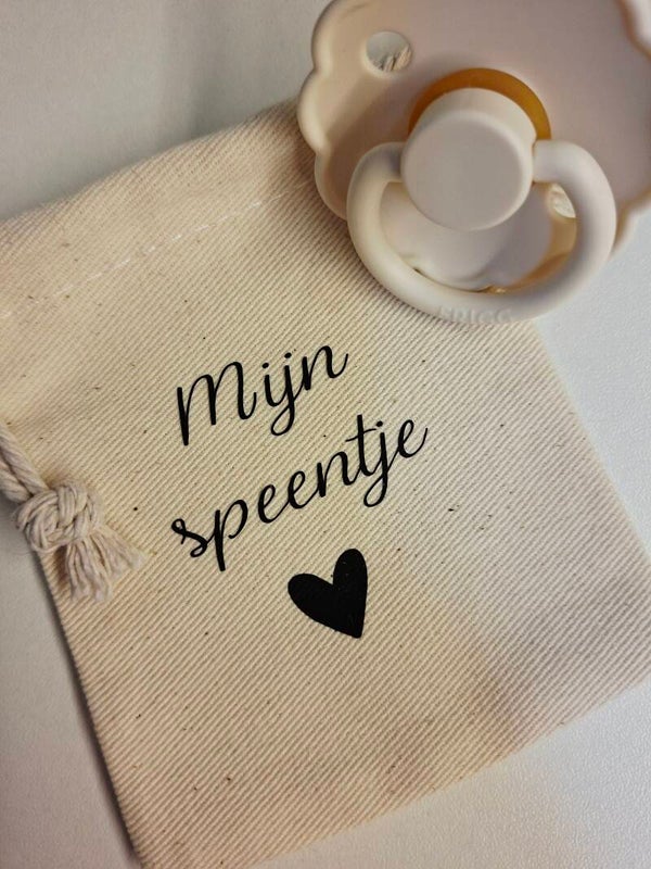 Bewaarzakje mijn speentje