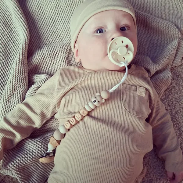 Speenkoord teddy beige