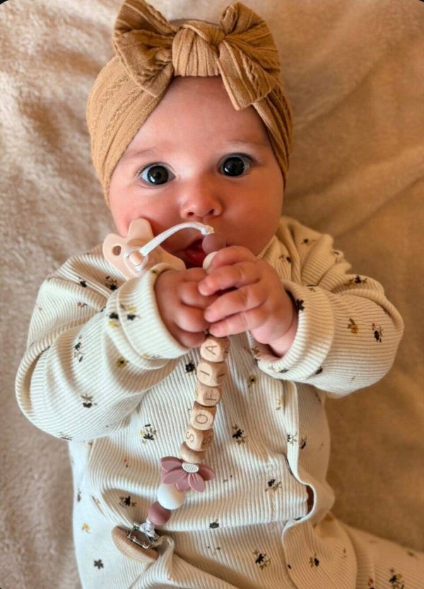 Speenkoord Daisy roze
